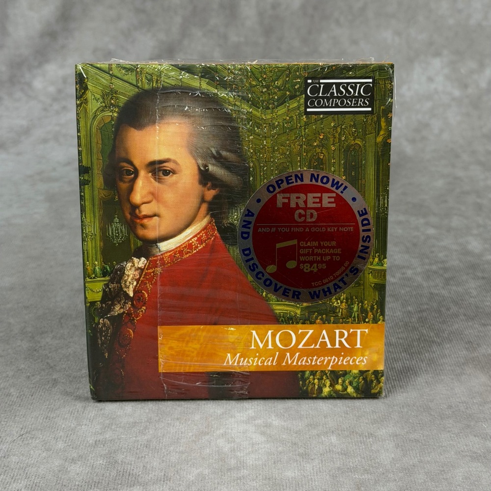 Mozart Musical Masterpieces The Classic Composers CD 2000's Booklet Sealed New